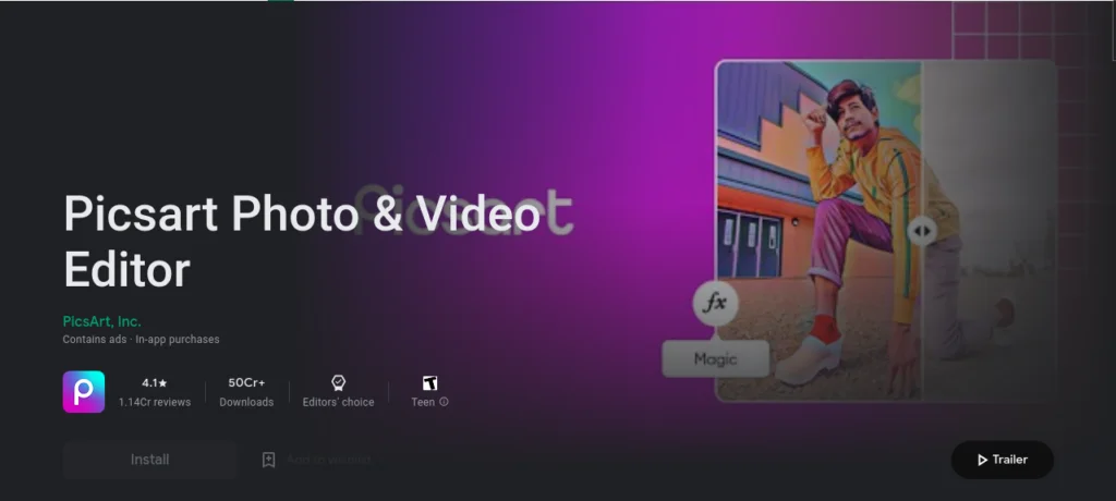 PicsArt Photo & Video Editor App Image